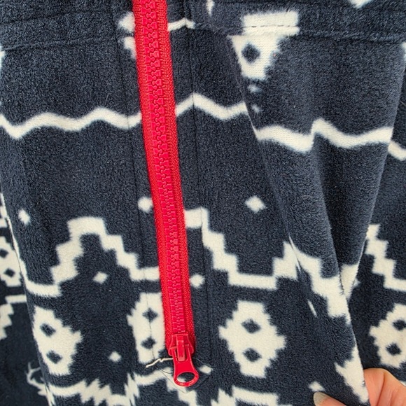 TIPSY ELVES Blue Reindeer Fleece Hooded One Piece Jumpsuit Pajamas Men's L NWT - Picture 4 of 10